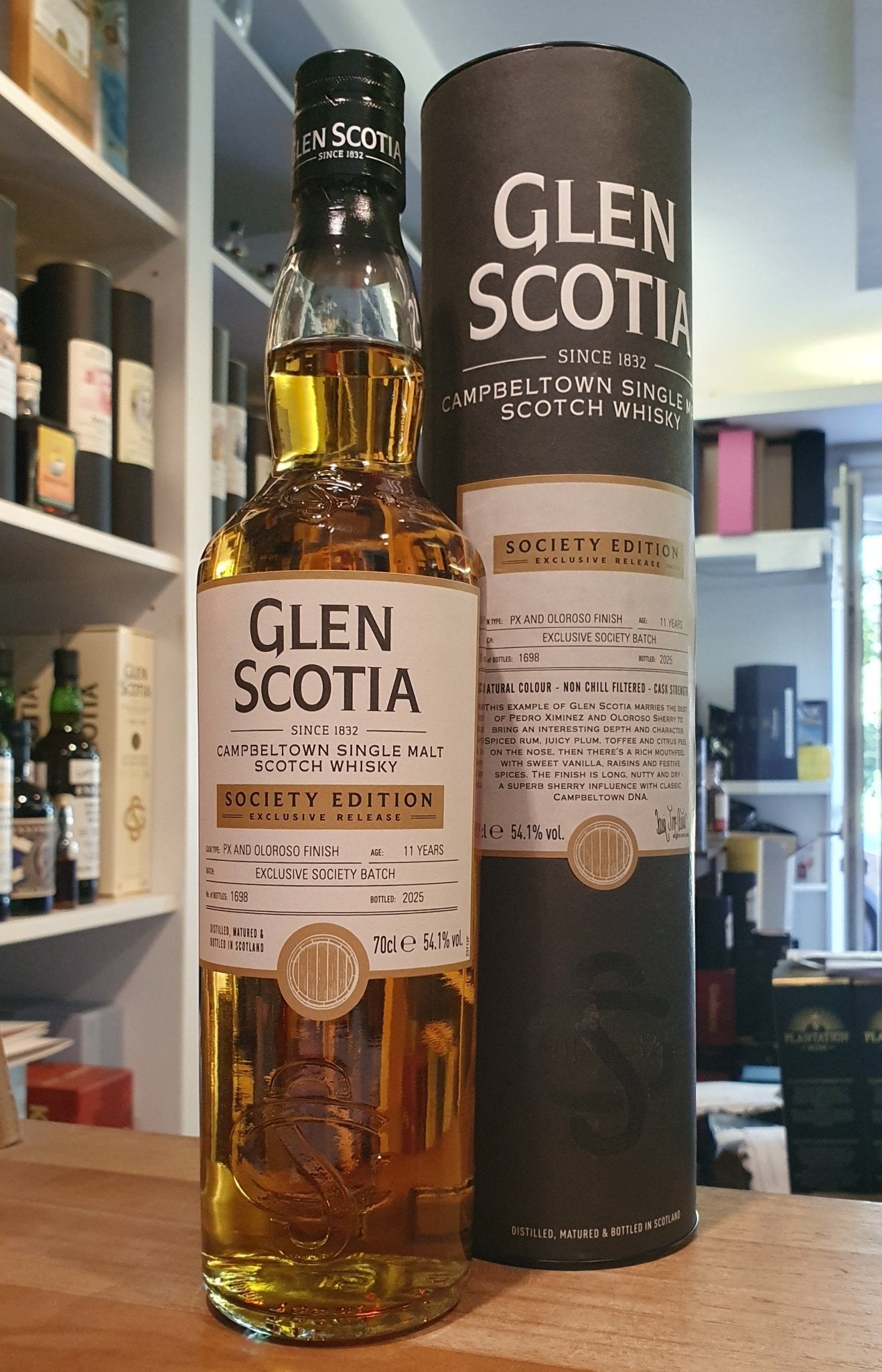 Glen Scotia Society batch 2025 11y PX Oloroso 0,7l 54,1%vol. GePa Schottland Campbeltown