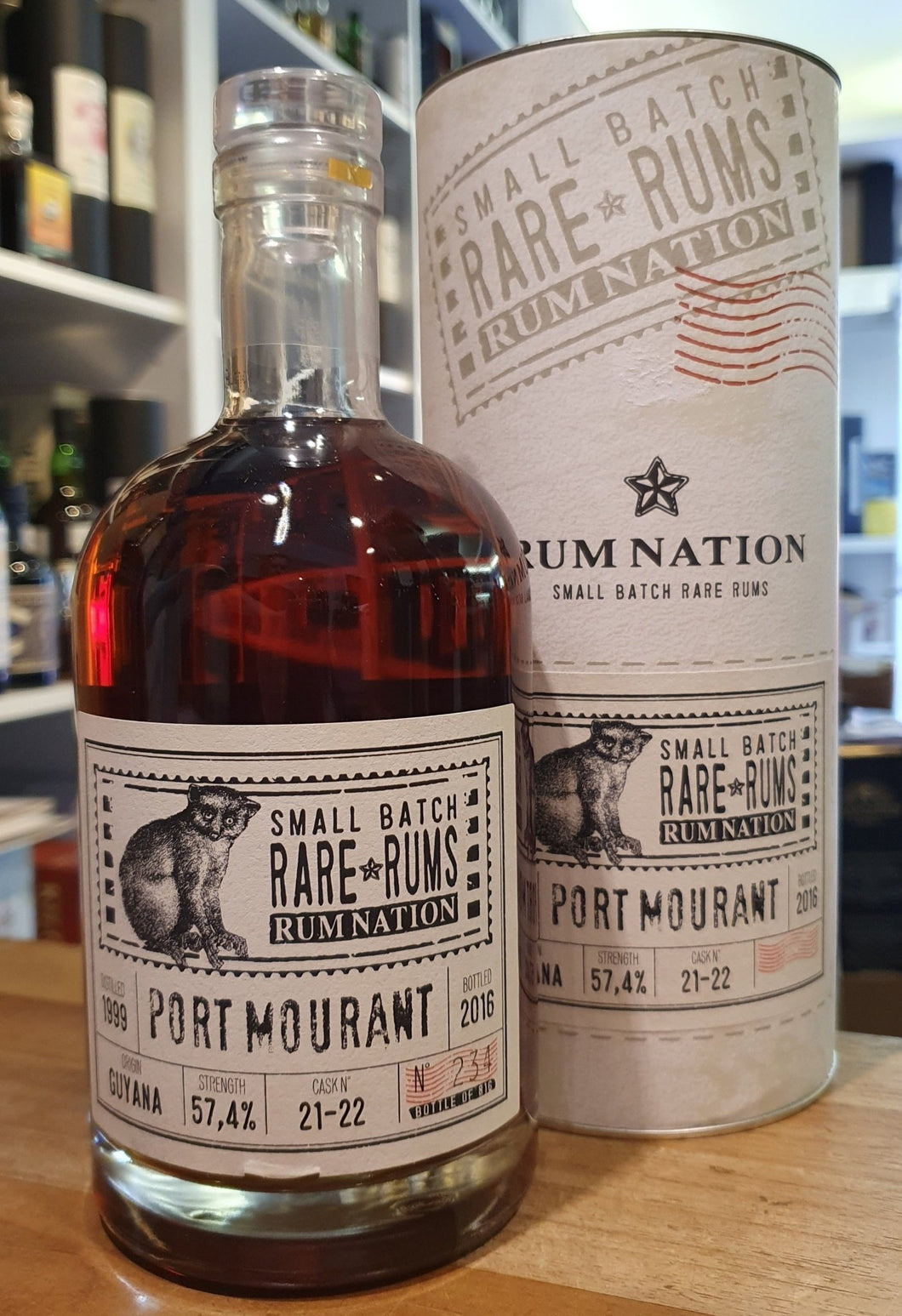 Rum Nation Port Mourant 1999 2016 0,7l 57,4% vol. Rum 21 22 Guyana