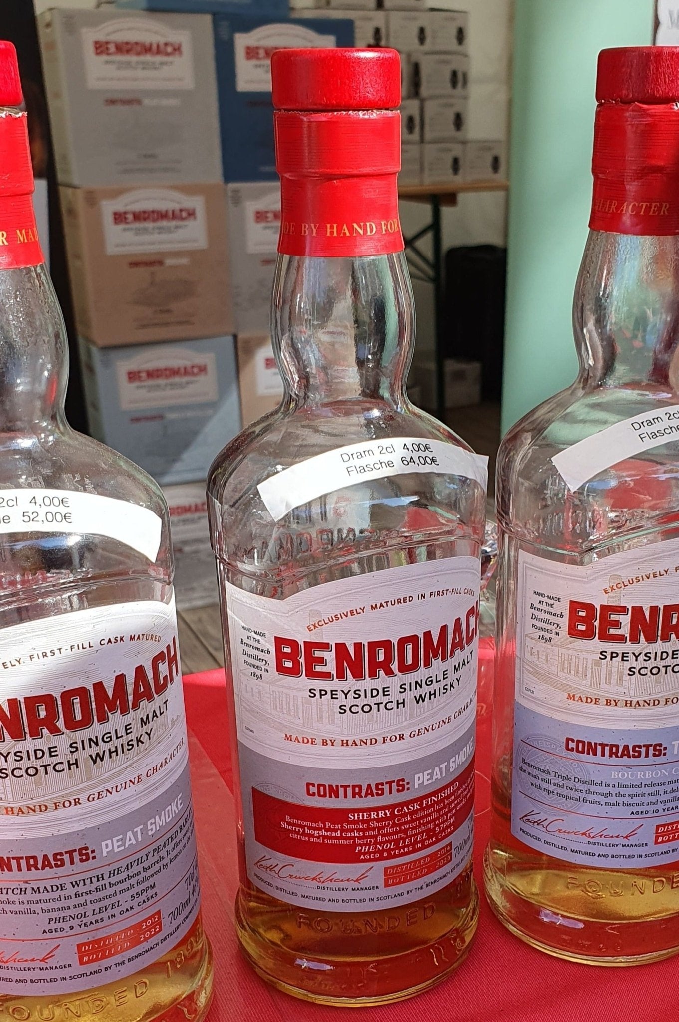 Benromach CONTRASTS Peat Smoke SHERRY Cask 2014 2023 Matured 0,7l 46% vol. Whisky First-Fill-Sherry