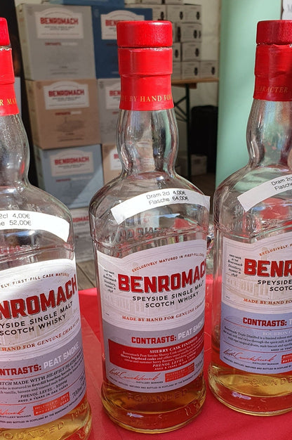 Benromach CONTRASTS Peat Smoke SHERRY Cask 2014 2023 Matured 0,7l 46% vol. Whisky First-Fill-Sherry