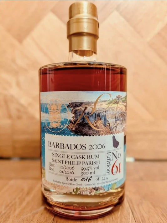 Rumclub Ed.61 Foursquare 2006 Barbados Saint Philip parish 59,5% vol. 0,5l Single cask Rum club
