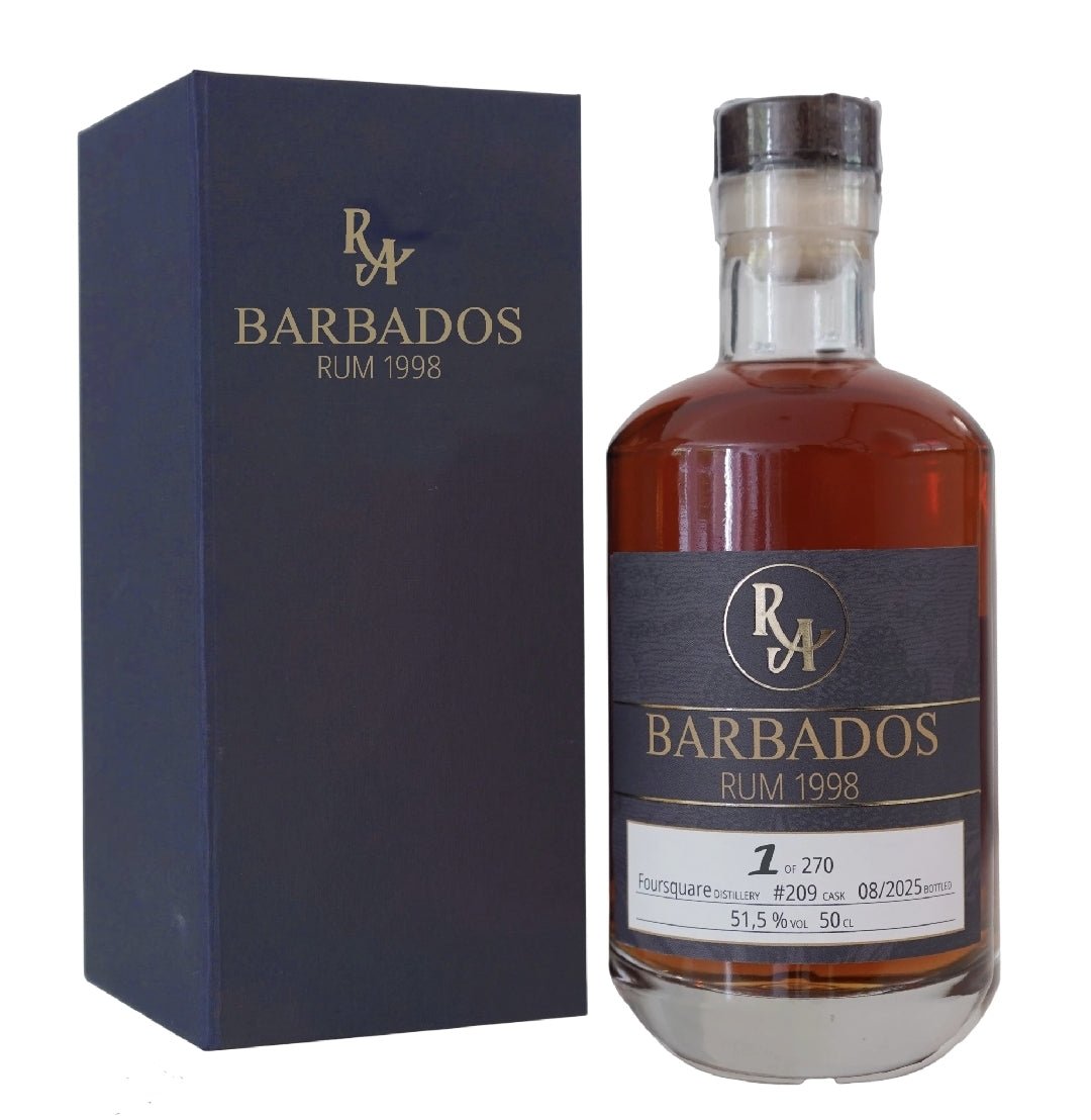 RA Foursquare Barbados 1998 2025 0,5l 51,5% vol. Artesanal Rum Single Cask 209
