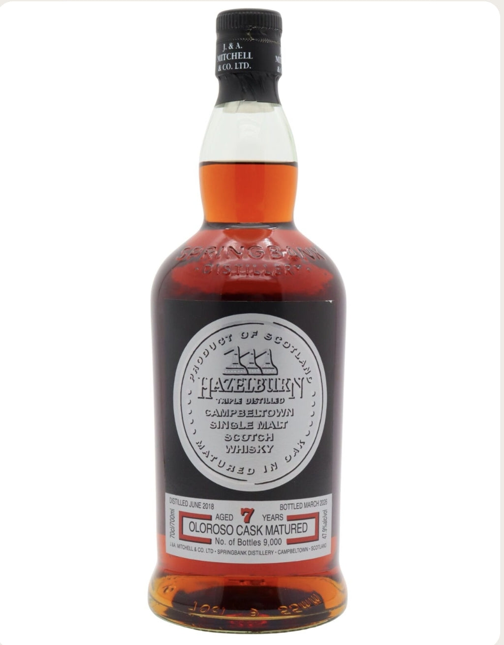 Hazelburn 7 y 2026 Sherry Cask 0,7l  47,9 % vol. Whisky Campbeltown
