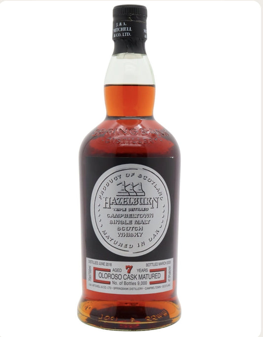 Hazelburn 7 y 2026 Sherry Cask 0,7l  47,9 % vol. Whisky Campbeltown