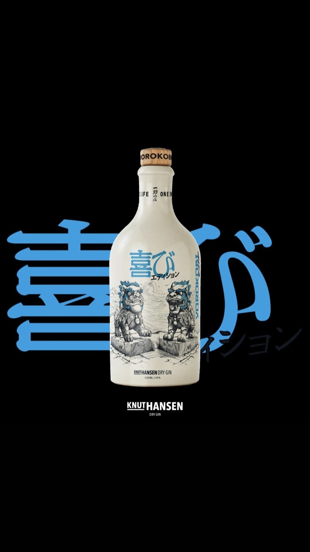 Knut Hansen #6 Yorokobi 2024 Edition Gin 0,5l 44% Vol. lahev z Německa