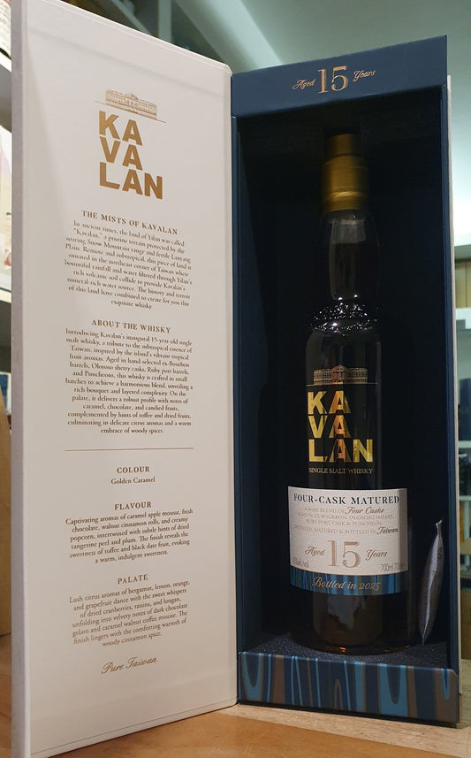 Kavalan 15 y Four Casks 2025 Edition 0.7l Fl 43 %vol. taiwanská whisky