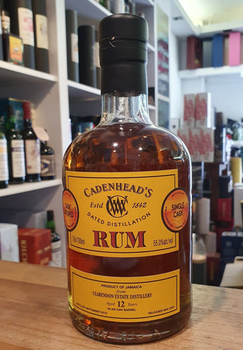 Jamaica Clarendon single cask 2012 2025 12y Cadenhead´s· 55 % vol. 0,7l Rum