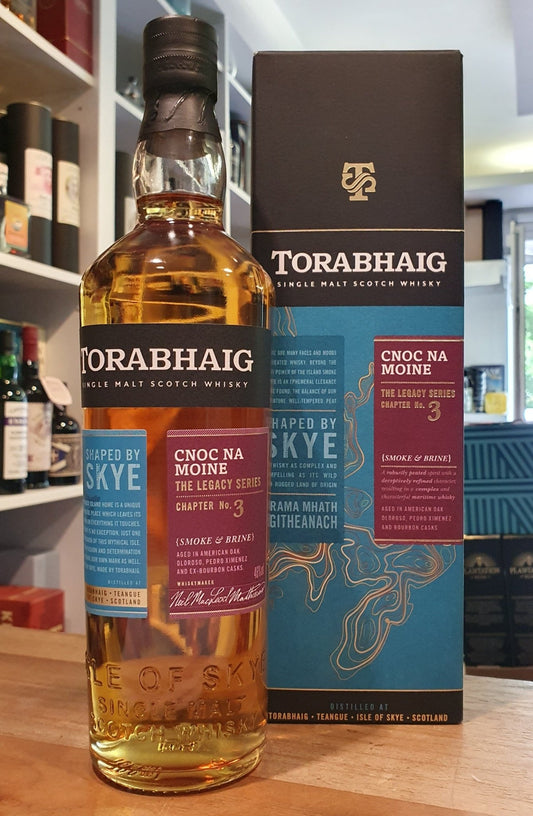 alt
Torabhaig Cnoc na Moine série Legacy 0,7l 46% obj. s GP Whisky Skye single malt
