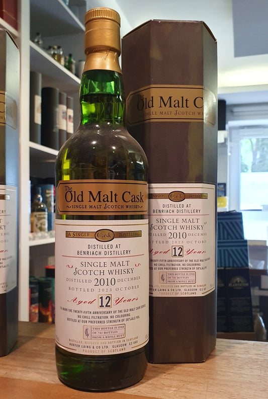 Benriach single cask 2010 2023 Refill Butt 12Y 50% vol. 0,7l old malt Whisky Hunter Laing hl