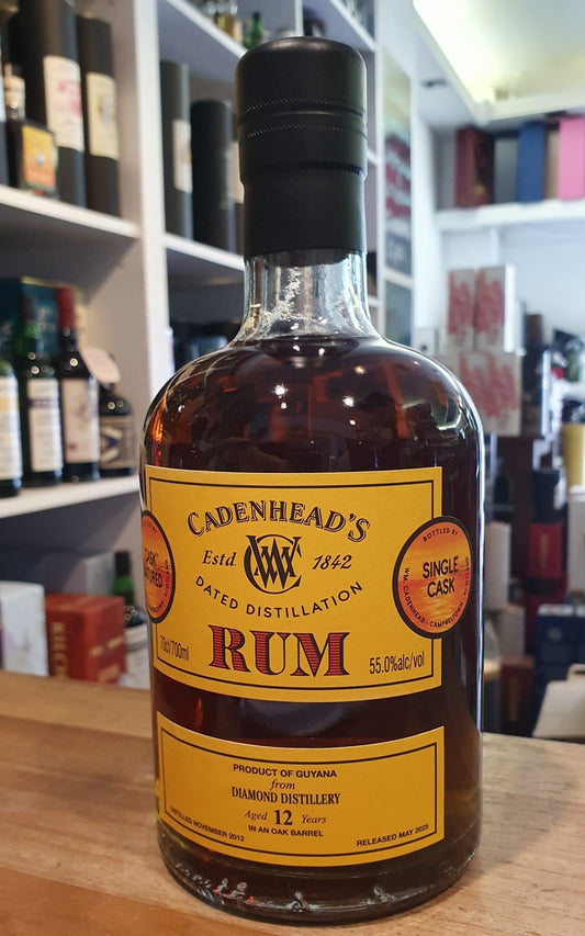 Guyana Diamond single cask 2012 2025 12y Cadenhead´s· 55 % vol. 0,7l Rum