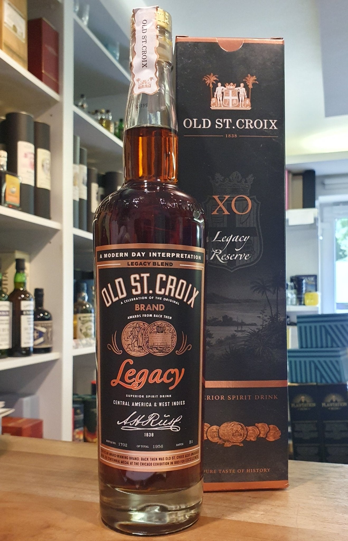Old st.croix Lagacy 2025 0,7l 42% vol. limited A.H.Riise Rum Basis