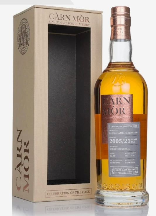Bunnahabhain 2005 0,7l 52,4% vol  Islay COC Carn Mor Celebration of the Cask Whisky
