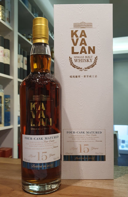 Kavalan 15 y Four Casks 2025 Edition 0.7l Fl 43 %vol. Taiwan Whisky
