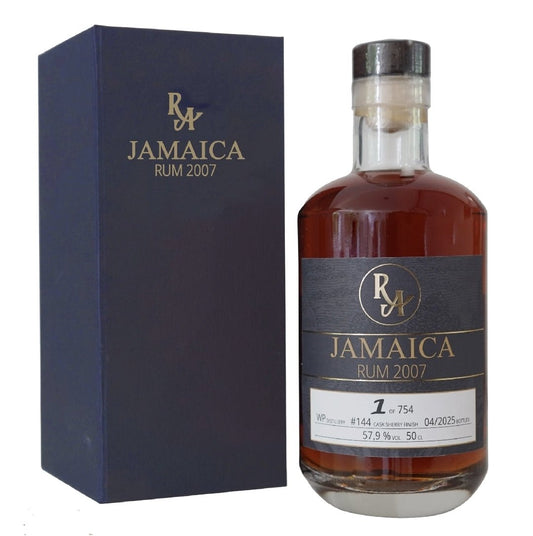 RA Jamaica 2007 WP 2025 Single sherry cask 0,5l 57,9% vol. Rum Artesanal 144