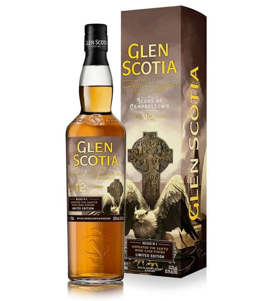 Glen Scotia The Griffin Icons of Campbeltown Whisky #4 Unpeated Vin Santo Finish 12 y 0.7l 53.8 %vol. glenscotia