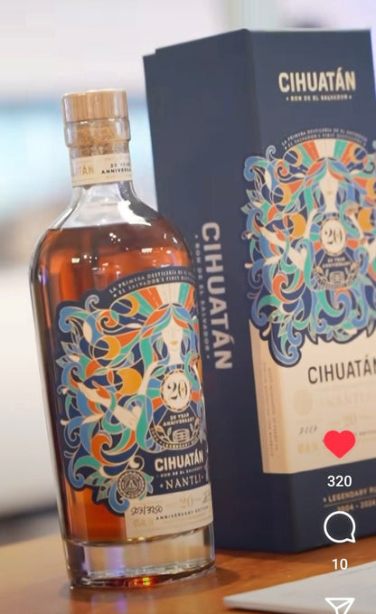 Cihuatan Nantli 2004 2024 ( Mutter ) small batch Rum el salvador 0,7l 40 % vol. 20y old 20 th Anniversary  virgin american
