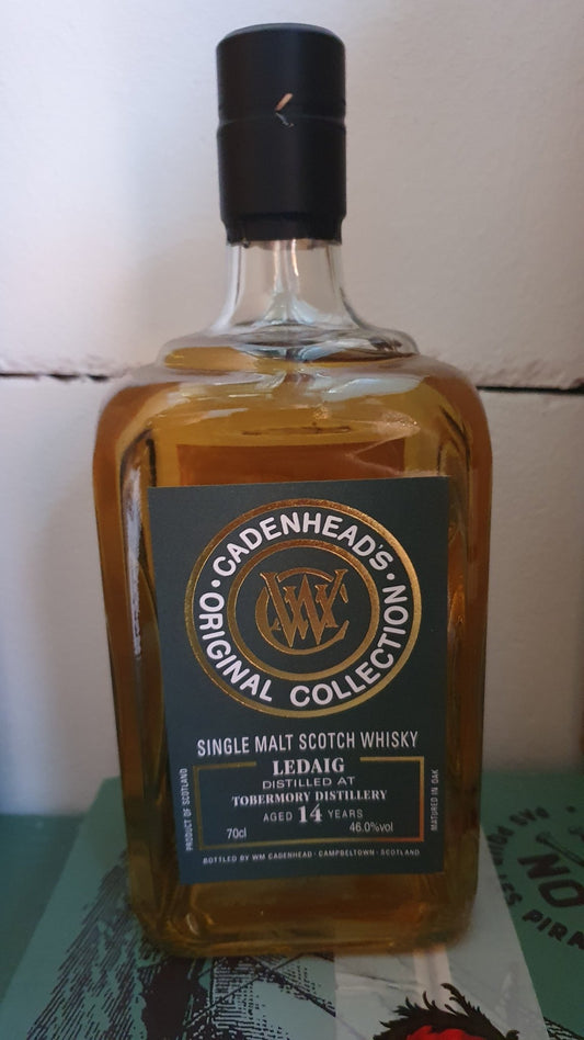 Ledaig 14y xx cask Cadenhead's 0,7l 46 %vol. 2025