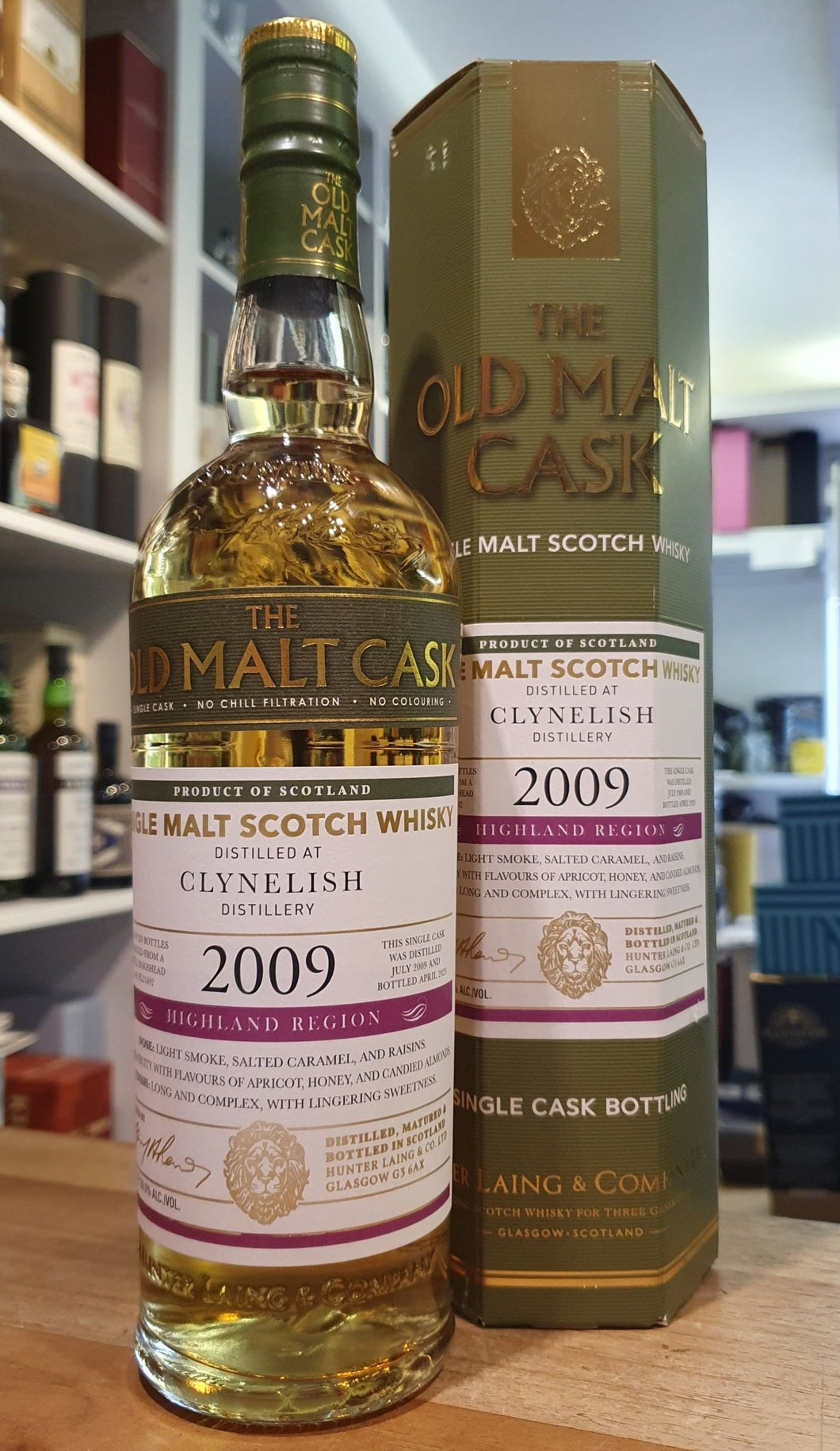 Clynelish single cask 2009 2025 Refill 15Y Highland 50% vol. 0,7l Whisky Hunter Laing hl21692