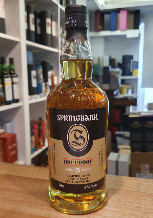 Springbank 5y 100 proof 2025 cask strength o.Dose 0,7l 57,1% vol. Whisky