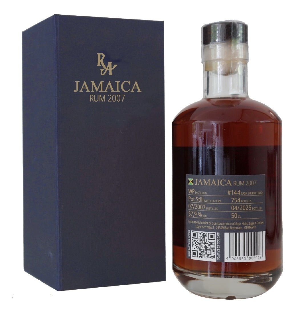 RA Jamaica 2007 WP 2025 Single sherry cask 0,5l 57,9% vol. Rum Artesanal 144