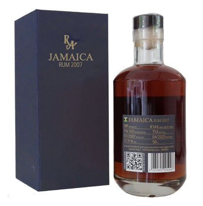 RA Jamaica 2007 WP 2025 Single sherry cask 0,5l 57,9% vol. Rum Artesanal 144