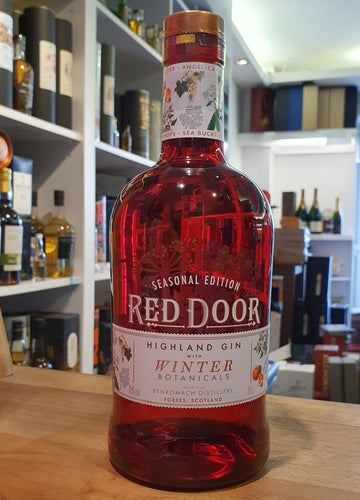 Red Door Winter scotch Gin 0,7l 45% vol. Fl Benromach  limitiert auf 600 Flaschen für Deutschland 