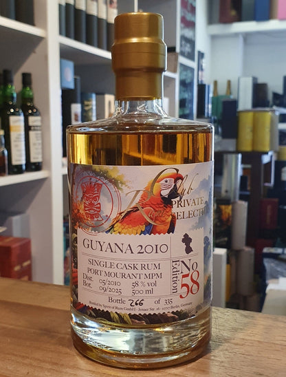 Rumclub Ed.58 Port Mourant 2010 2025 15y Guyana MPM 0,5l 58% vol. rum