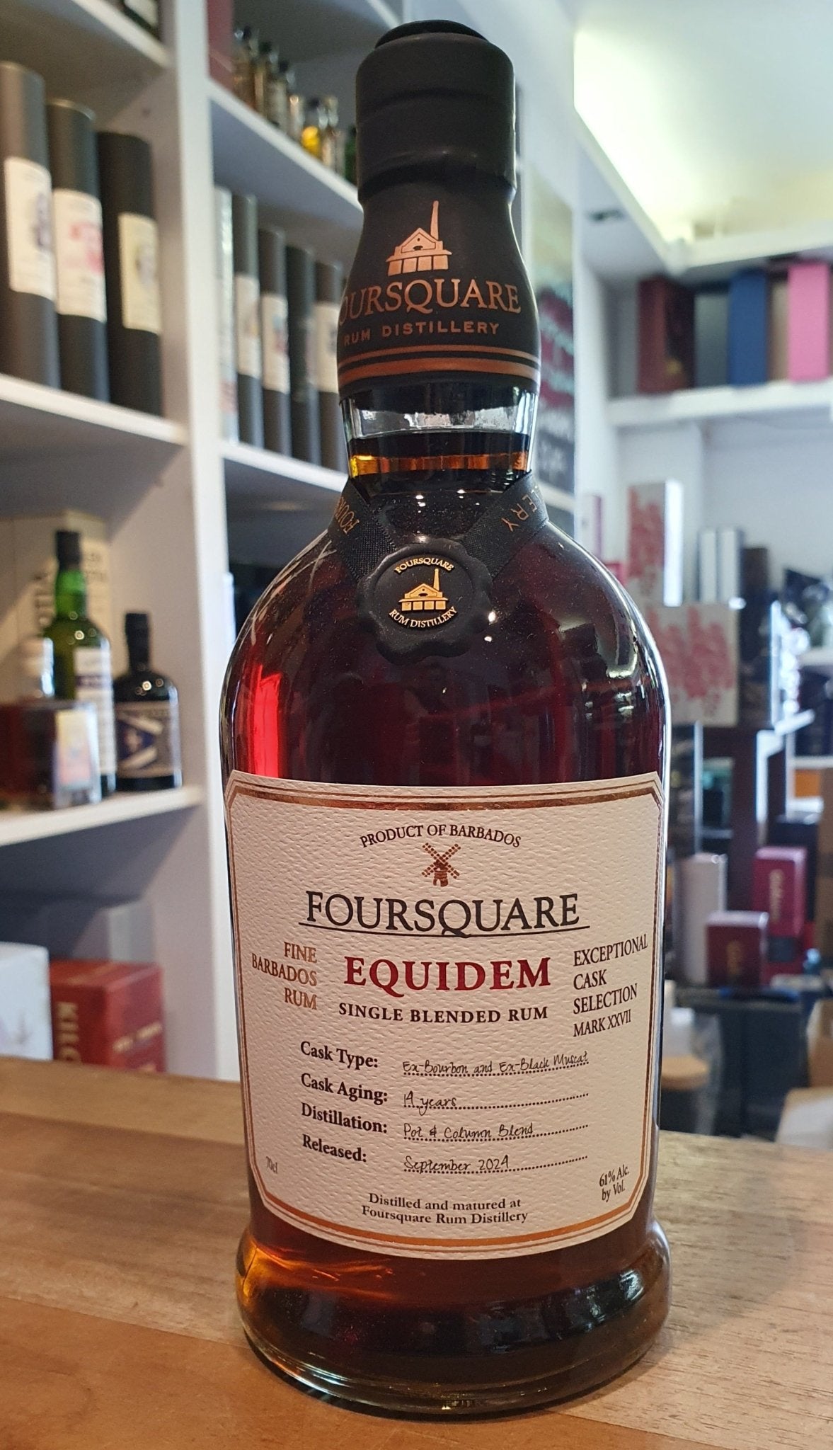 Foursquare Equidem 2024 Barbados Rum Muscat cask strength 61% vol. 0,7l #27