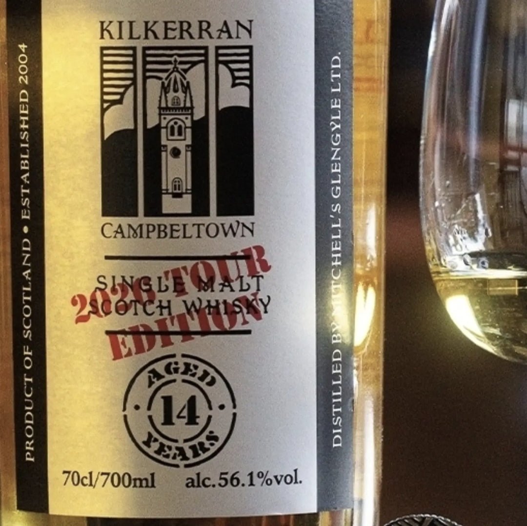 Warteliste für Information Kilkerran 14 y Tour 2026 edition whisky 56,1 %