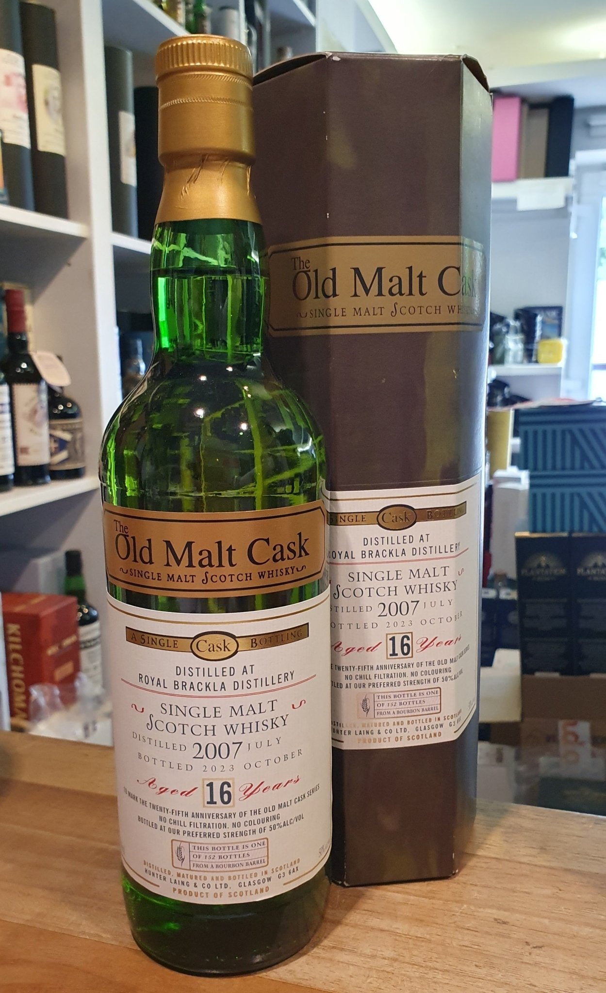 Royal Brackla single cask 2007 2023 16Y Highland 50% vol. 0,7l old malt whisky Hunter Laing hl