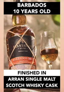 Plantation Barbados 10y 2023 Arran Finish XO 0,7l 50,8 % vol. single cask Rum West Indies Rum Distillery Pot