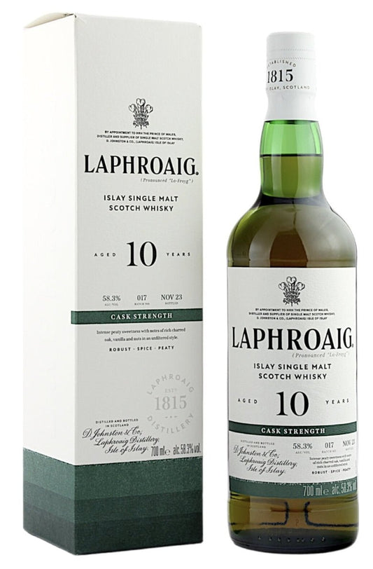 Laphroaig cask strength 10 batch 17 Whisky 0,7l 58,3% vol.
