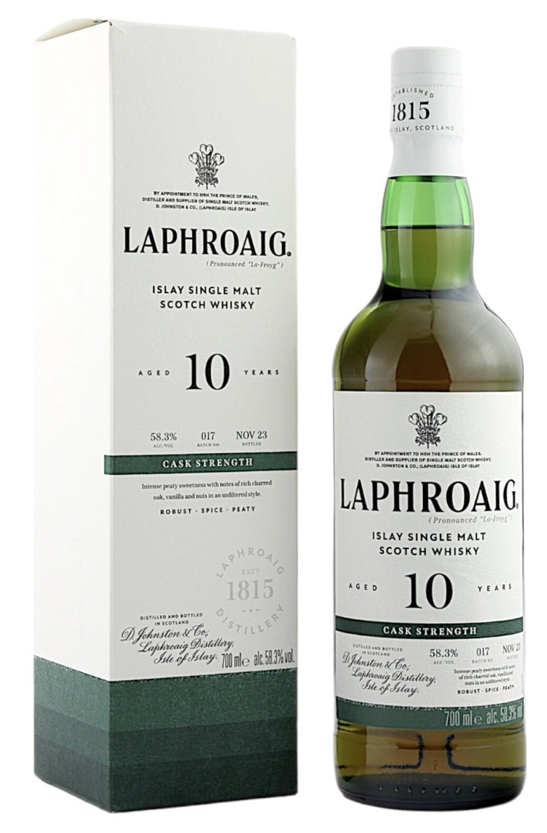 Laphroaig cask strength 10 batch 17 Whisky 0,7l 58,3% vol.