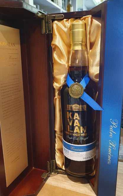 Kavalan Solist PX in Holzkiste Sherry 2011 2017 0,7l 58,6 % cask Taiwan Whisky Pedro Ximenez PX110218017A
