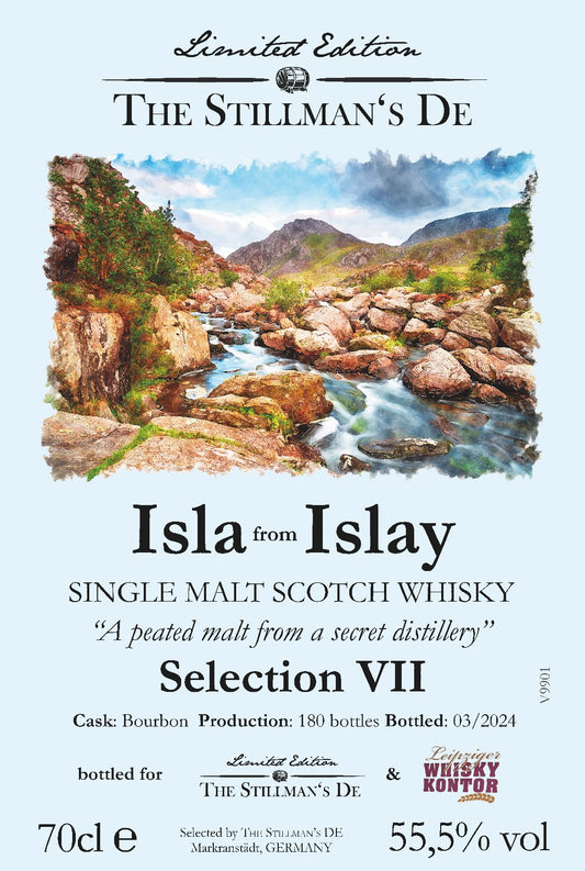 Caol Ila Single cask Isla from Islay Ed.7 The Stillmans Whisky VII 0,7l 55,5 %vol.