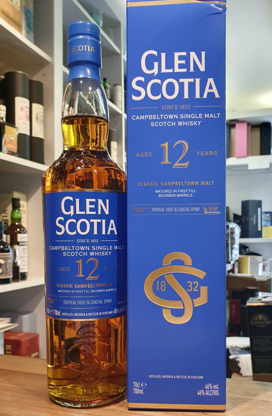 Glen scotia 12y unpeated 0,7l 46%vol. GePa