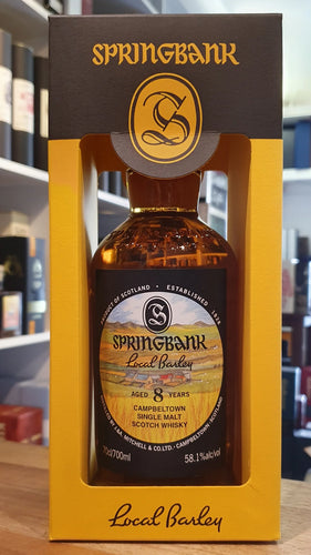 Springbank Local Barley 8y 0,7l 58,1% vol. Whisky