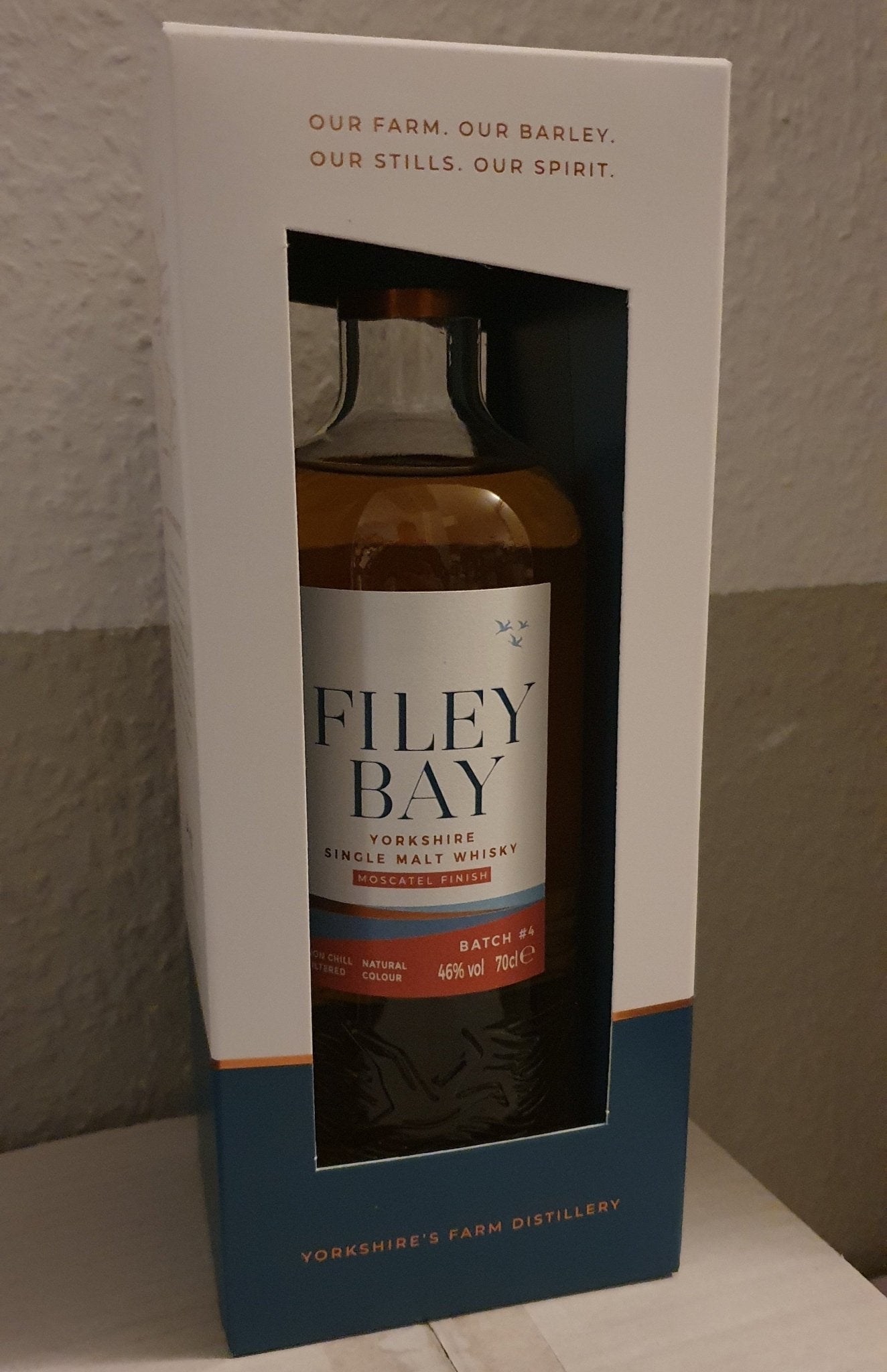 Filey Bay Moscatel Cask 4 Yorkshire Whisky single malt 0,7l 46 % vol.