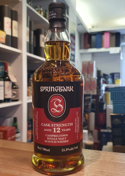 Springbank 12y 2025 B27 cask strength without tin 0,7l 55,9% vol. Whisky