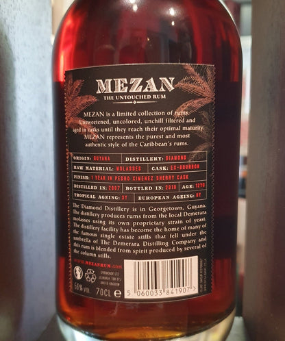 alt
Mezan Diamond Guyana 2007 Single Cask 0,7l 56% vol. Rum