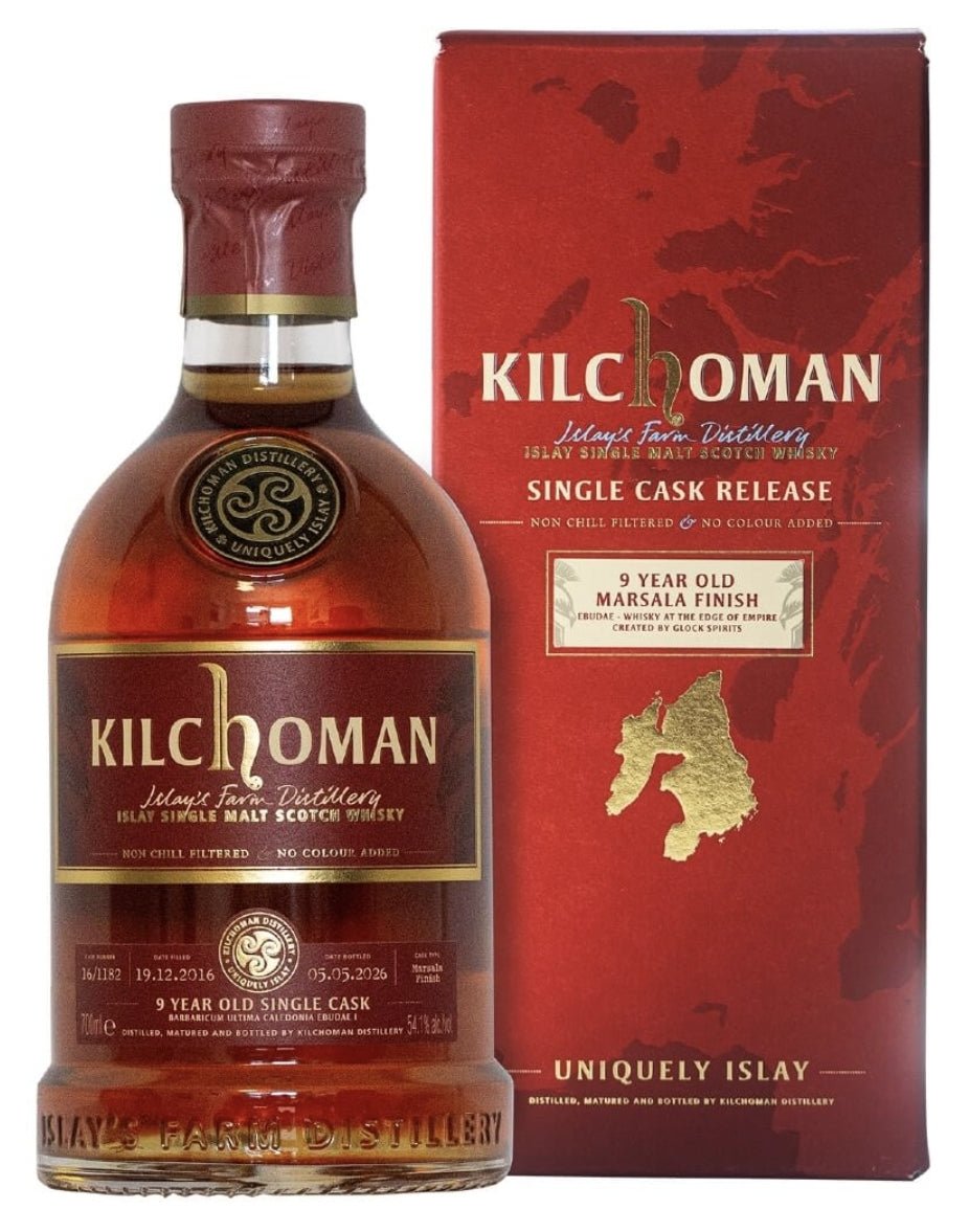 Kilchoman Marsala single Cask Ebudae 2016 2026 9 y 0.7l 54,1% scotch whisky 16 1182