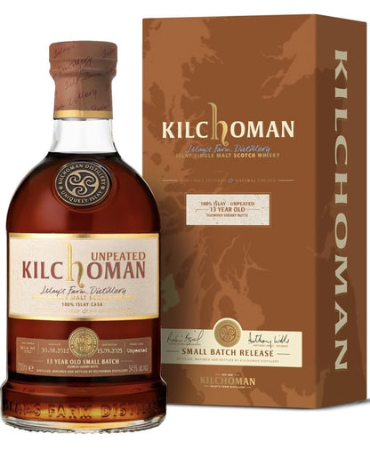 Kilchoman UNPEATED 2 Single Casks 2012 13y 100% Islay Sherry Butt 2025 0.7l 54,5 % scotch whisky limitiert