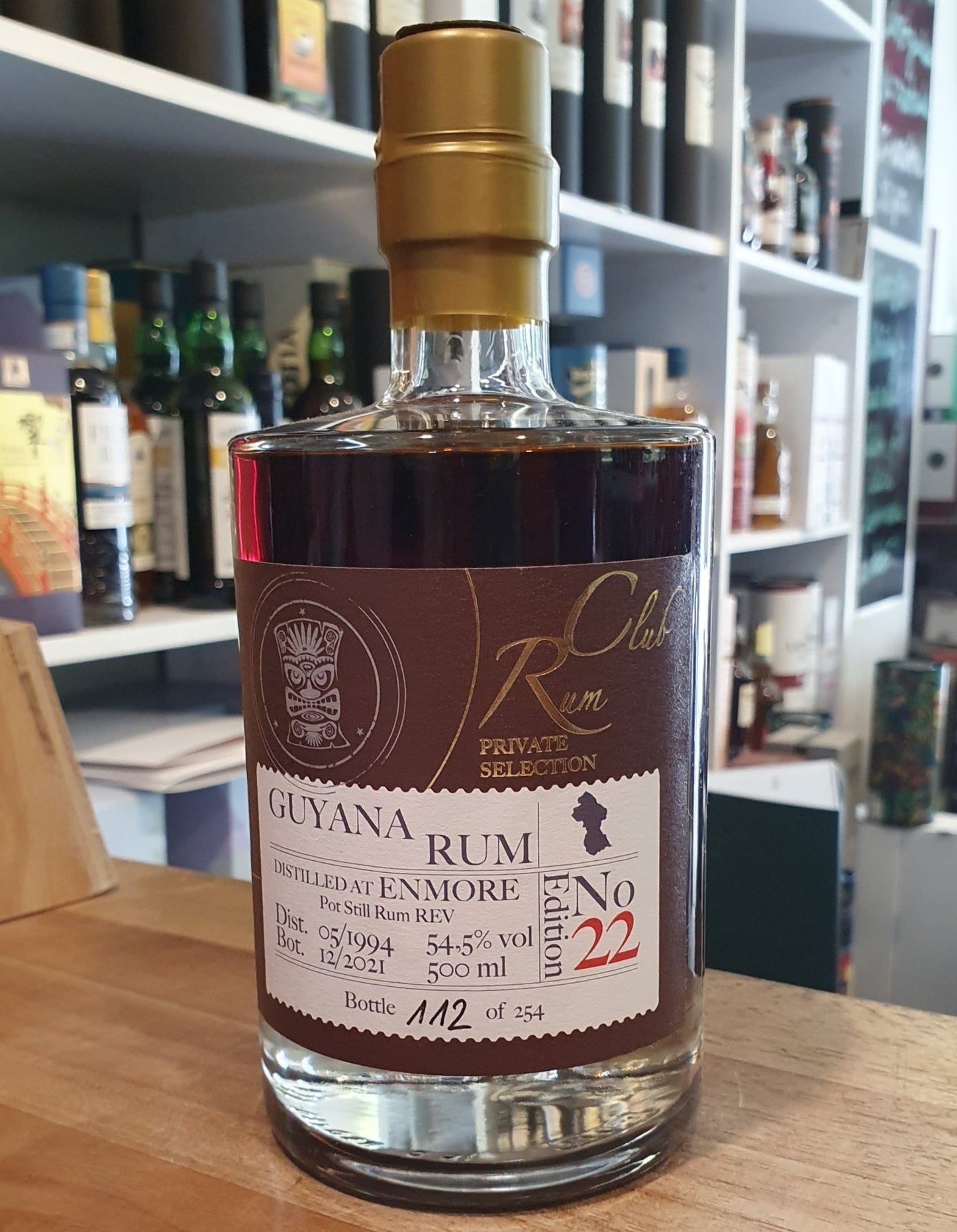 Rumclub ed.22 Enmore 27y 1994 Guyana mark rev 0,5l 54.5% vol. rum