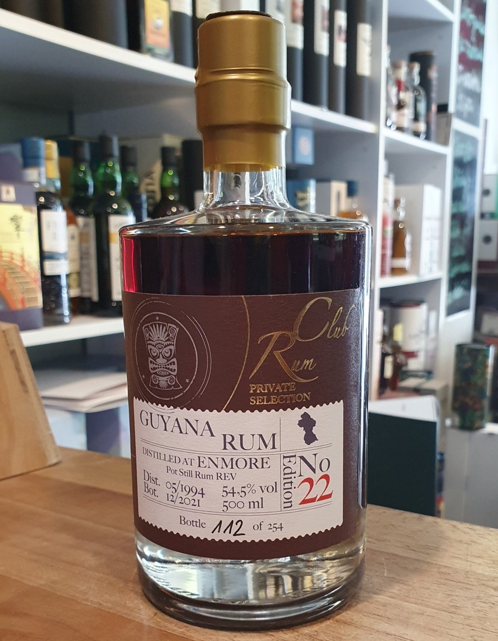 Rumclub ed.22 Enmore 27y 1994 Guyana mark rev 0,5l 54.5% vol. rum