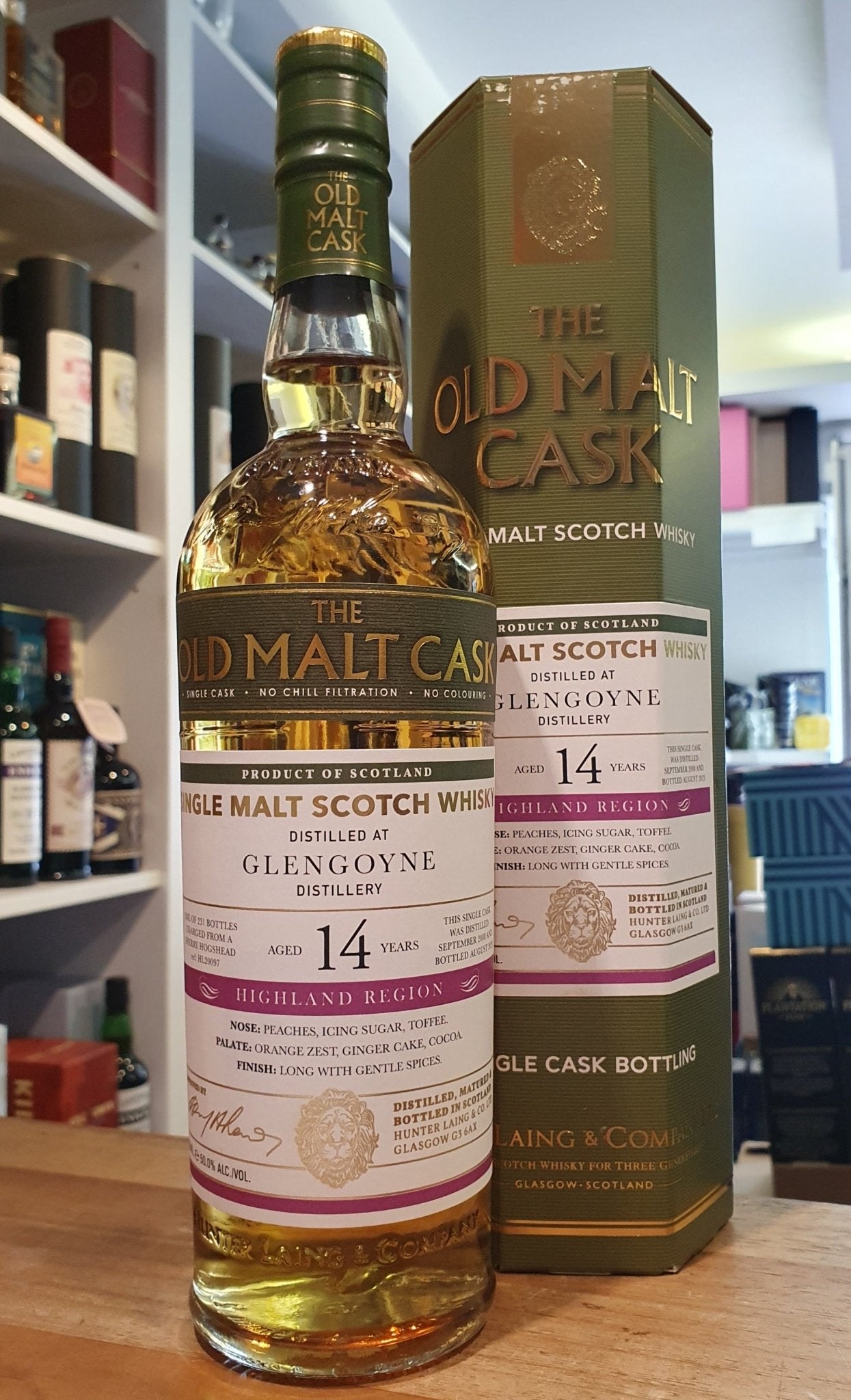 Glengoyne single cask 2008 2023 14Y Highland 50% vol. 0,7l whisky Hunter Laing hl20097