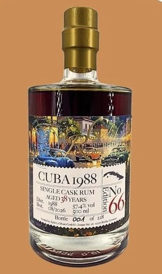 Warteliste für Information Rumclub 66 C. uba 1988 57,4 %single cask Rum