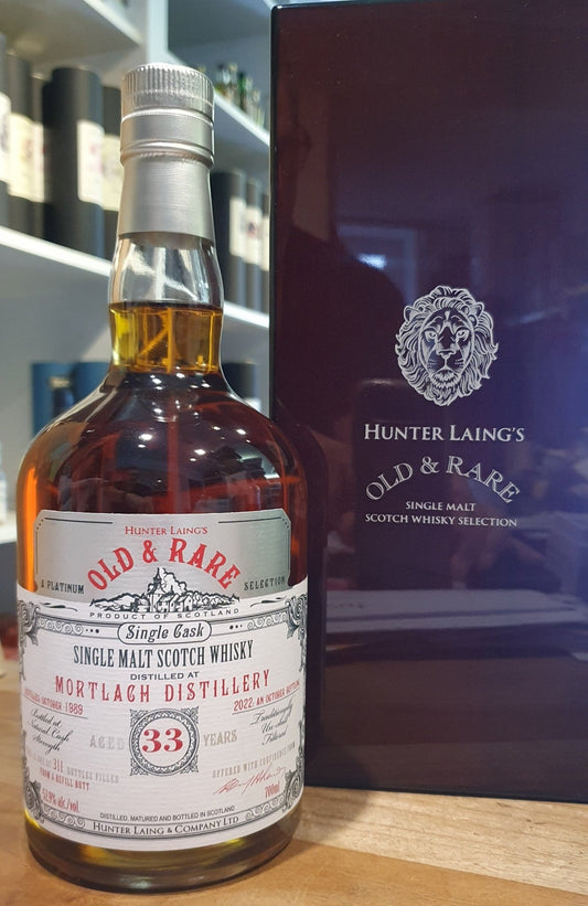 Mortlach Vintage 1989 single cask 52,9 % vol. 0,7l old malt cask Whisky Hunter Laing Platinum Old and rare hlxx