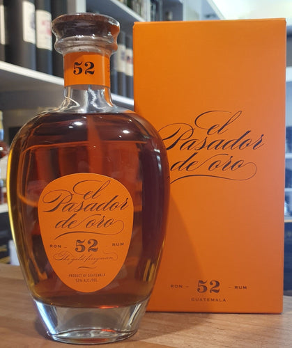 El Pasador 52 de oro Rum Guatemala XO ron 0,7l 52% vol.