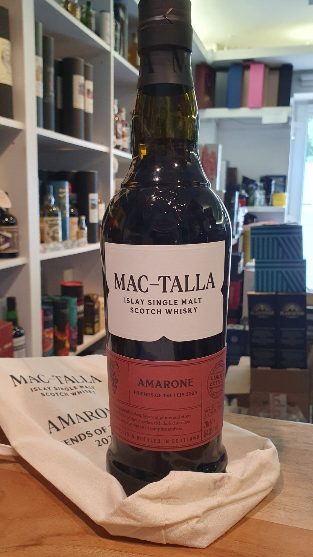 Mac - Talla feis ile 2025 Amarone wine cask limited edition Whisky 0,7l 54,3% vol. Morrison