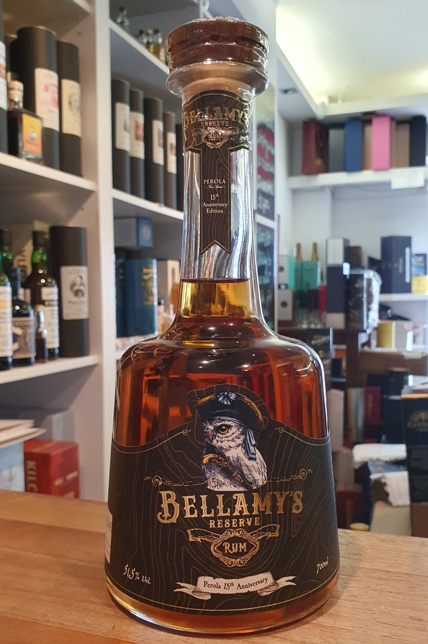 Bellamy's Rum 15th Edition Bourbon cask 0,7l 51,5%vol. Barbados jamaica Dom perola